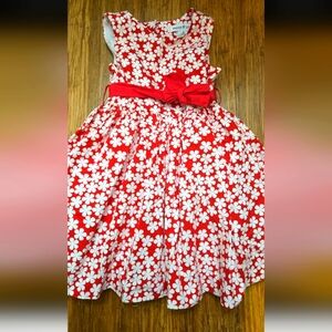 Maggie & Zoe Red and White Floral Dress